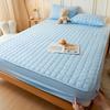 A-class Mother Baby Washed Cotton Bed Sheet Solid Color Dust-proof Bread Grid Mattress Protective Cover Not Included Pillowcase