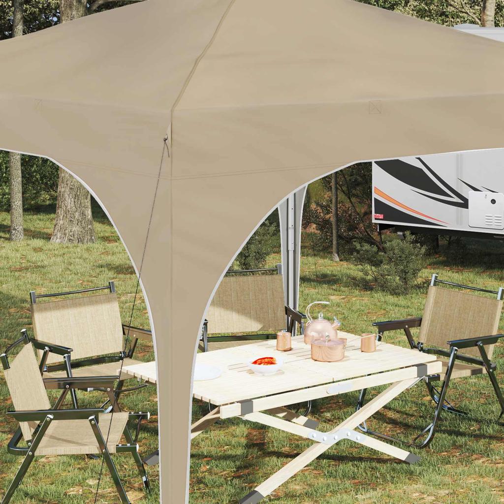 Pop Up Party Tent 290 X 290 X 245 Cm Cream