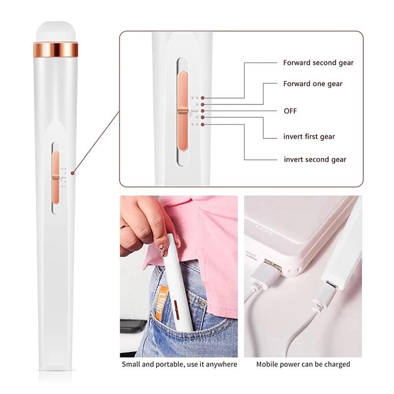 Nail Set, 5 In1 Electric Nail Manicure Set,Electric Professional Manicure Nail Machine With Light