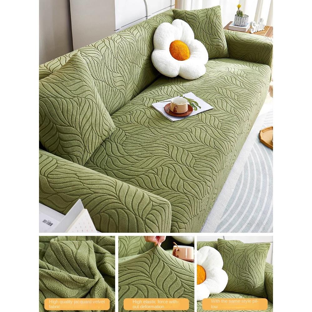 Couch Cover Latest Jacquard Design High Stretch Sofa Covers for Cushion Couch, Pet Dog Cat Proof Slipcover Non Slip Magic Elastic Furniture Protector