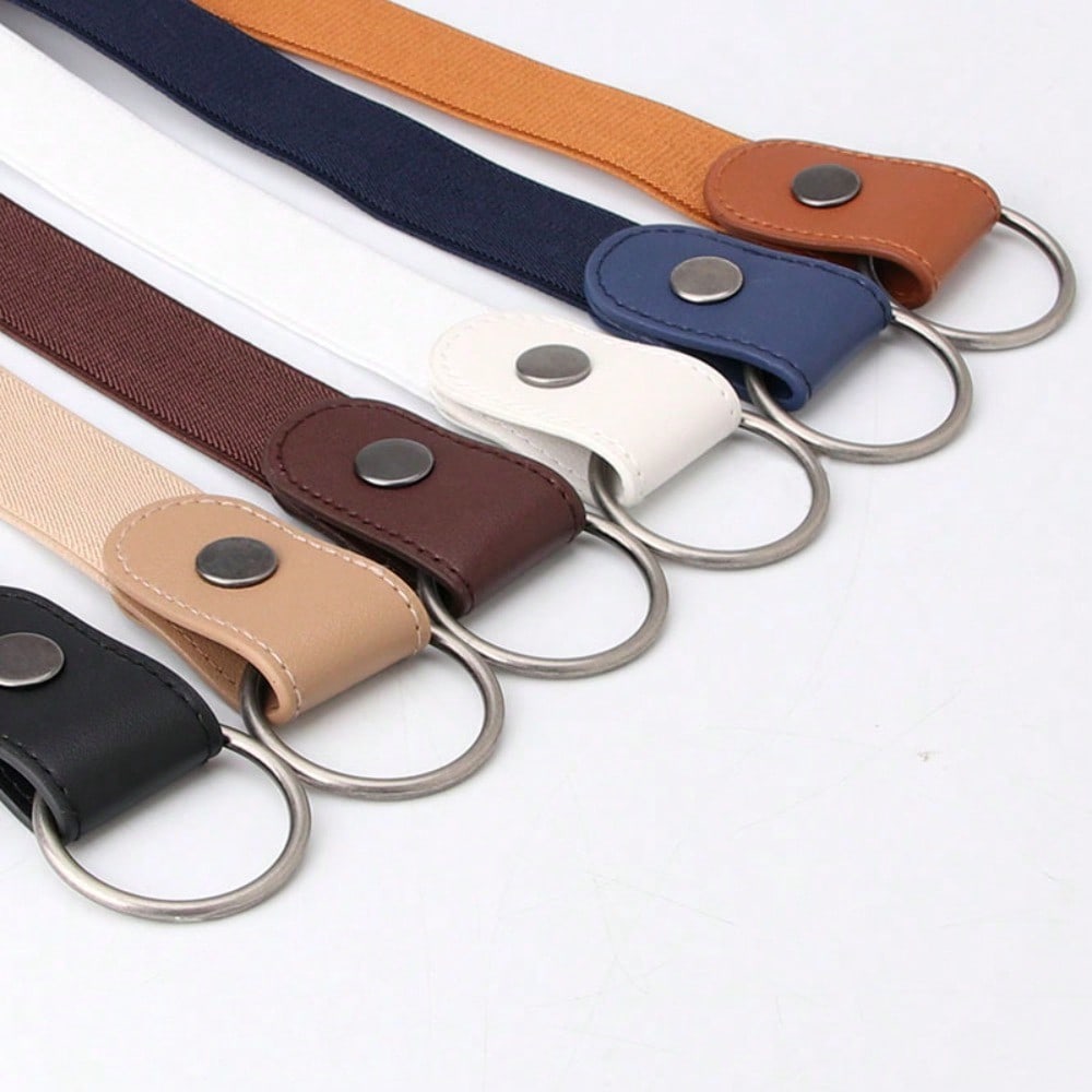Ladies Lazy Belt Elastic Waist Invisible Belt Jeans Belt No Punching Belt