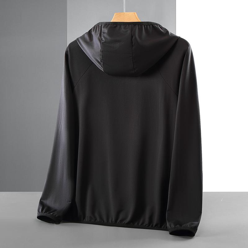 Plus rozmiar letnie ubrania z filtrem przeciwsłonecznym moda z kapturem cienkie kurtki chroniące przed słońcem Oversize płaszcz dla par lato dla mężczyzn