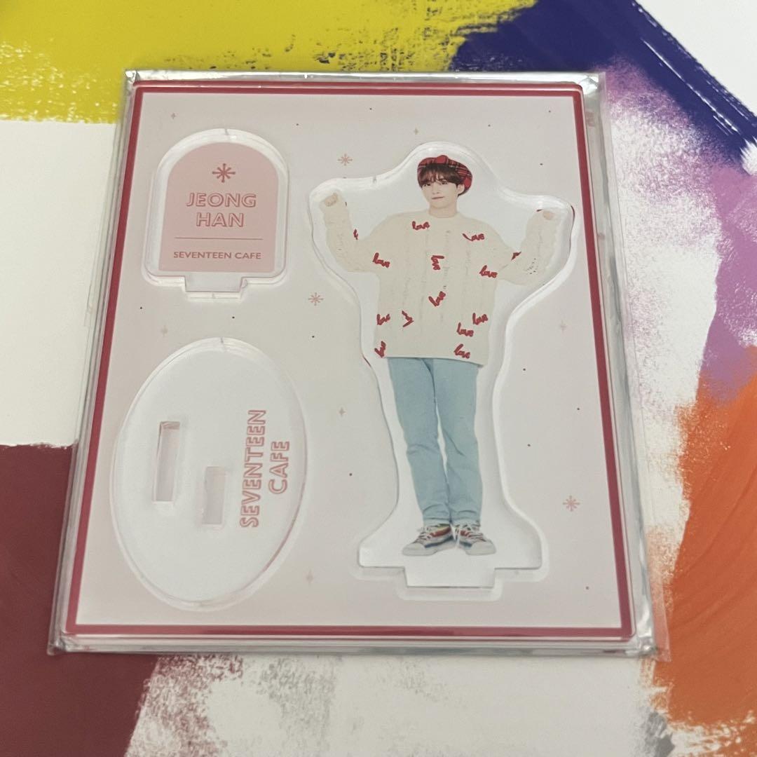 

[Б/У] Акриловый стенд Jeonghan Seventeen Cafe SEVENTEEN Seventeen