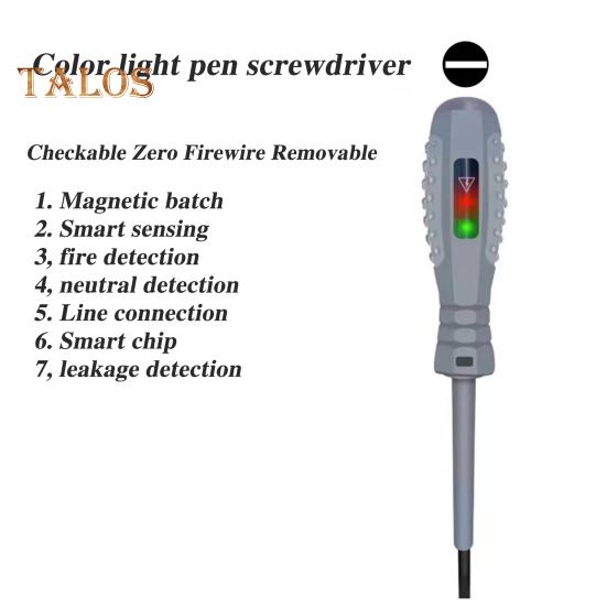 Testerstift, magnetischer Schraubendreher mit hohem Drehmoment, Stromdetektor mit ergonomischem Griff, multifunktionaler Spannungstester-Schraubendrehersatz