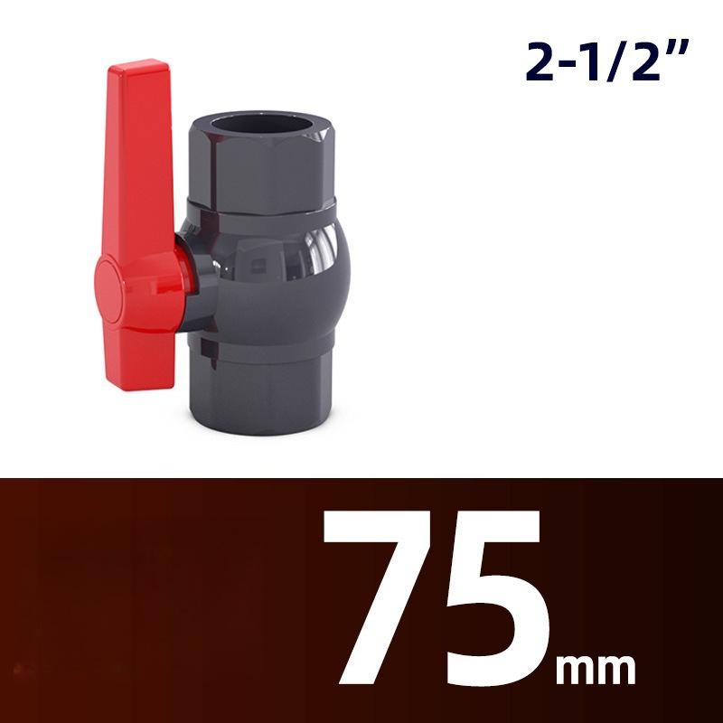 Factory PVC Water Supply Ball Valve, Chemical-grade Switch, Socket Plastic Valve, Outlet Control Valve, 1/2'' to 20mm 25mm 32mm