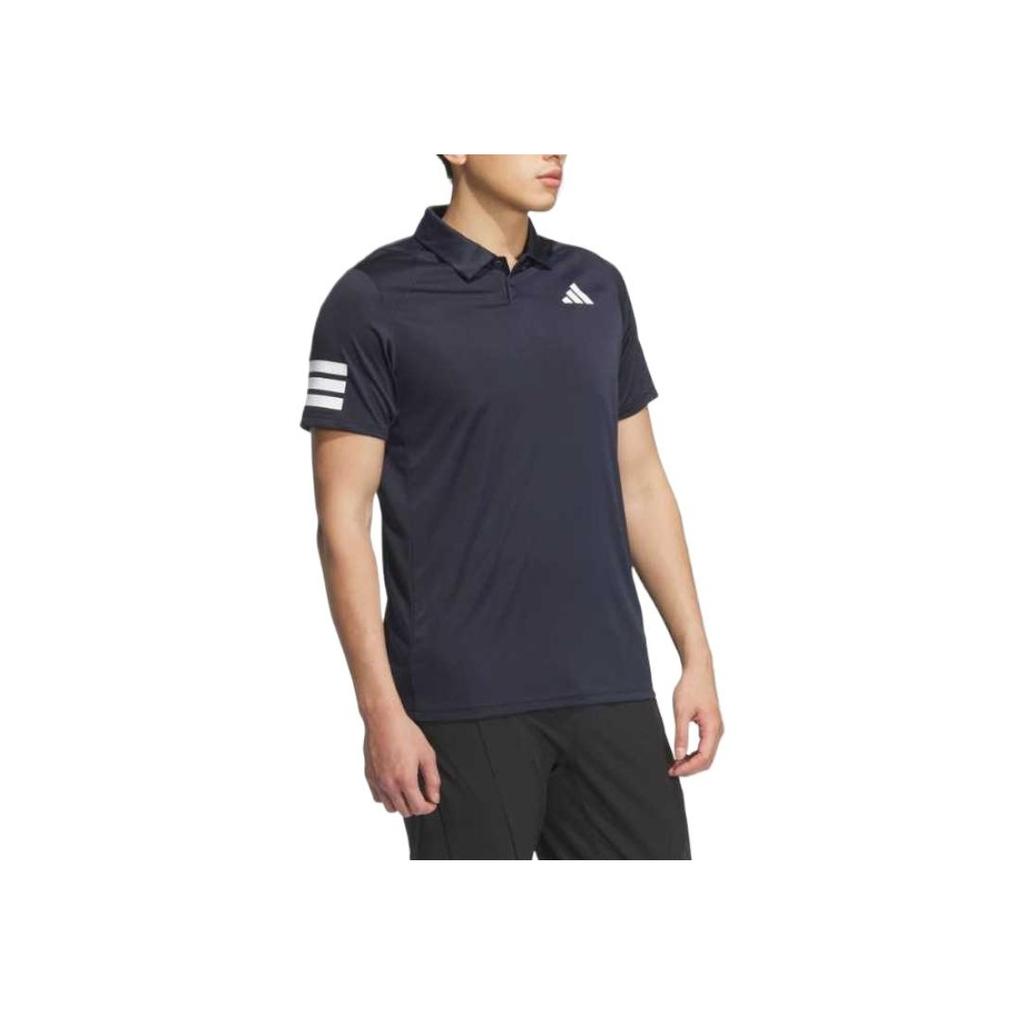 Adidas Sports Fitness Polo Shirt Men Tops Legendary-Ink-Blue JZ0098
