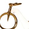 25x16x11cm Ceramic Bicycle Shape Wine Bottle Holder for Home And Office, Multipurpose