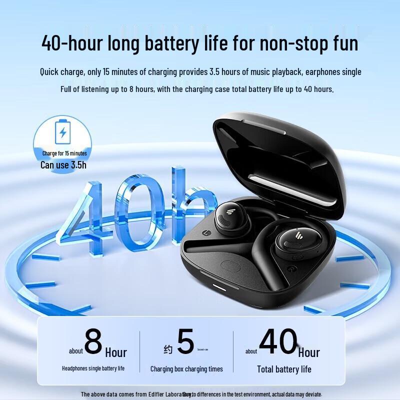 Edifier X Fit Open-Ear Bone Conduction Sport Bluetooth Earbuds