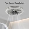 30 * 12.5 * 30cm Intelligence Living Room Ceiling Fan Light Household Bedroom Fan Lamp Modern And Simple Silent Indoor Electric Celling Fan