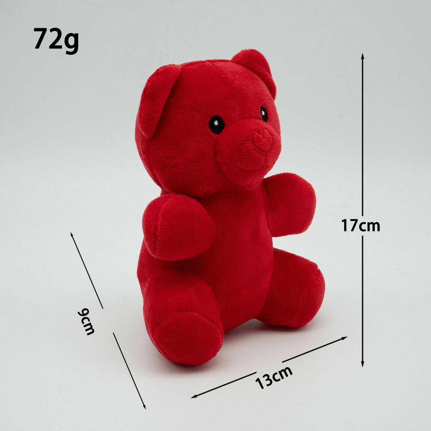 Valentine s Day Gummy Bear Plush Doll - Cute Gift for Girls As shown