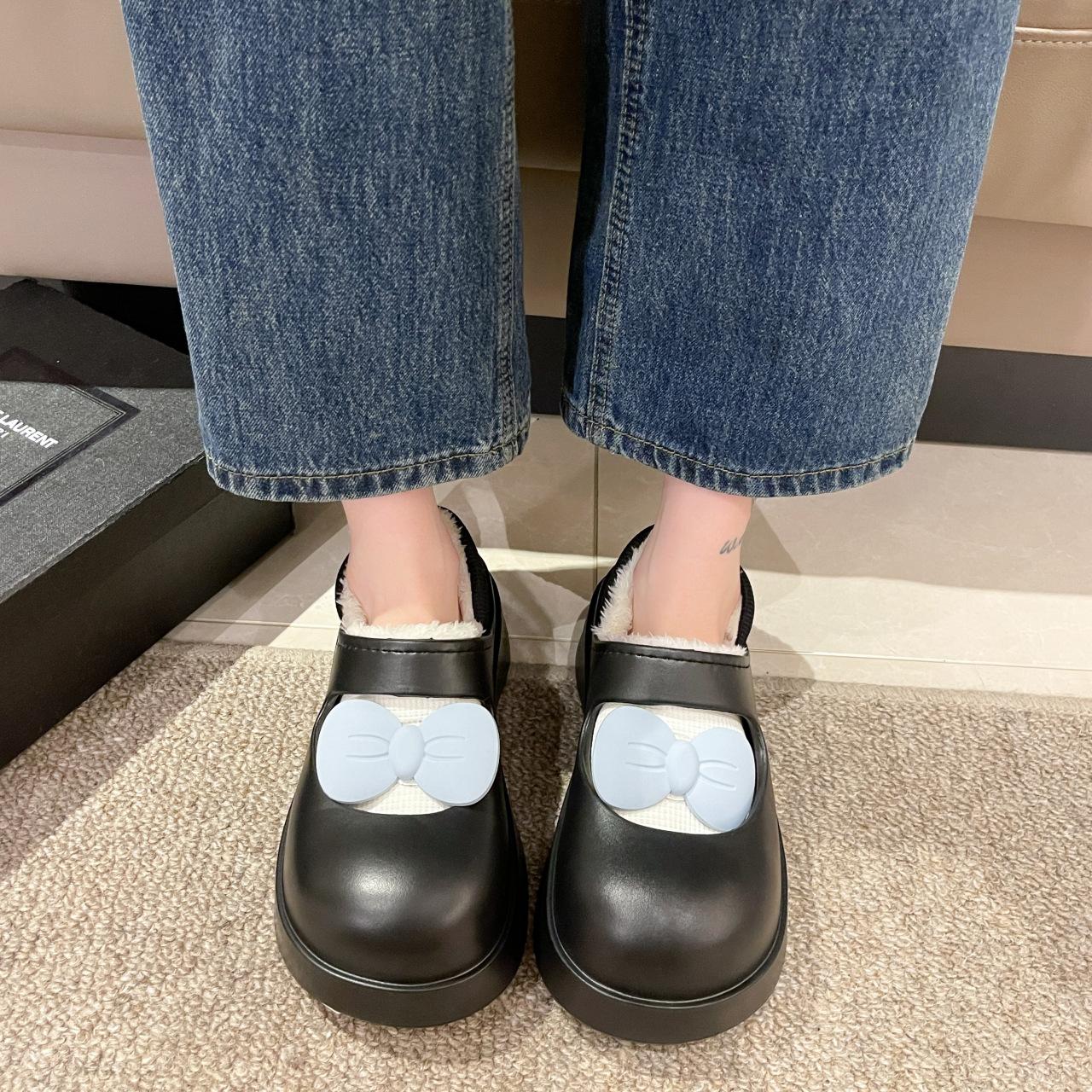 

Зимние хлопковые тапочки женские домашние теплые плюшевые тапочки для дома мягкие с толстой закрытой пяткой нескользящие водонепроницаемые хлопковые тапочки 39-40