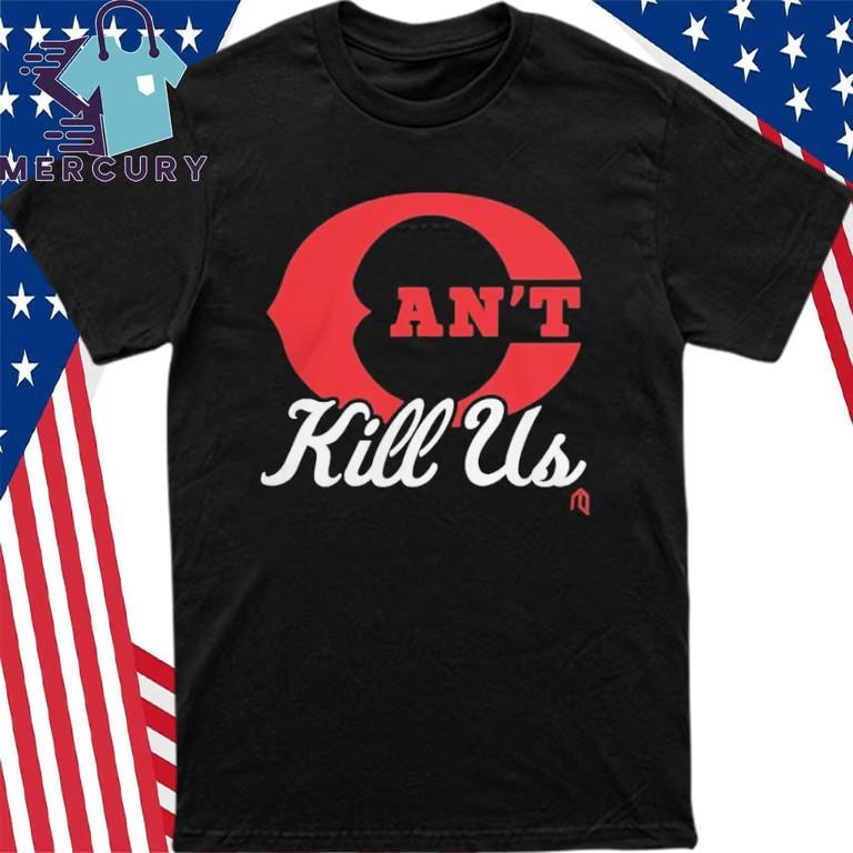 Reds Can’t Kill Us Red C Logo Baseball T-Shirt Unisex T-Shirt XL