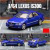 1/64 Lexus IS300 Limousine Miniaturmodell JKM 1:64 Premium Spielzeugauto Fahrzeug Freilaufräder Druckguss Zinklegierung Metall Sammlung Geschenk Junge