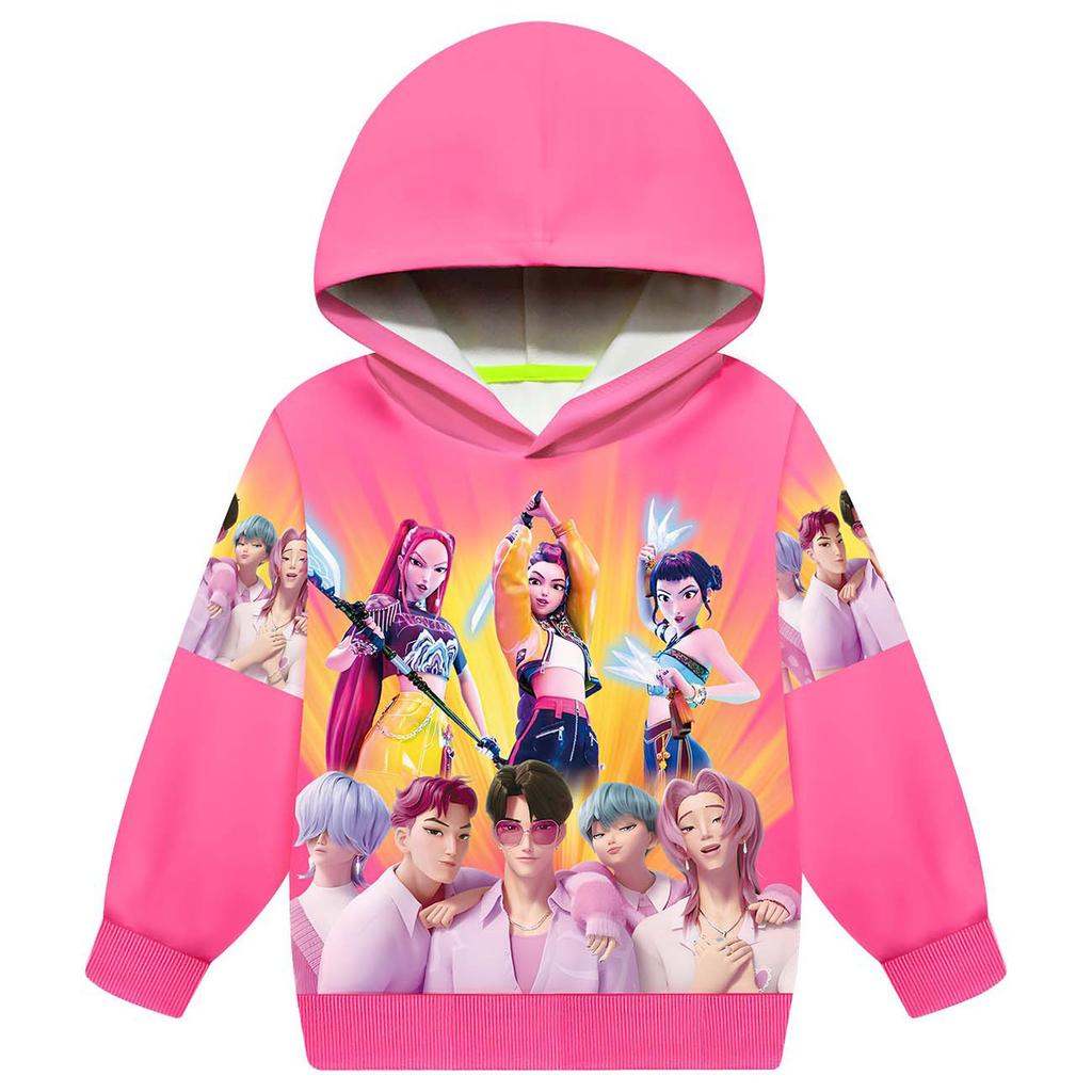 Girls Boys Hoodie Casual School Outdoor Sweatshirts For 2-12 Years Kids