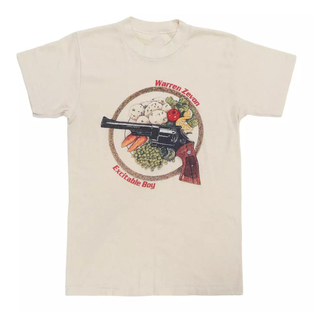 

1978 Warren Zevon Excitable Boy Shirt Gift Tee Size S-5XL Unisex T-Shirt L