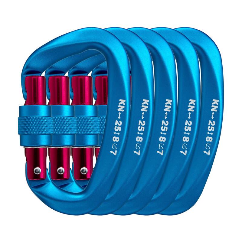 OLOMM Heavy-Duty D-Ring Climbing Carabiner One Size