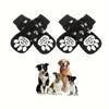 4pcs Non-slip Dog Socks with Waterproof Sole, Breathable Pet Shoes for Outdoor Walking