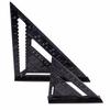 7'' /12" Aluminum Alloy Triangle Ruler Gauges Speed Protractor Miter Carpenter Line Scriber Saw Guide Percision Measurement Tool