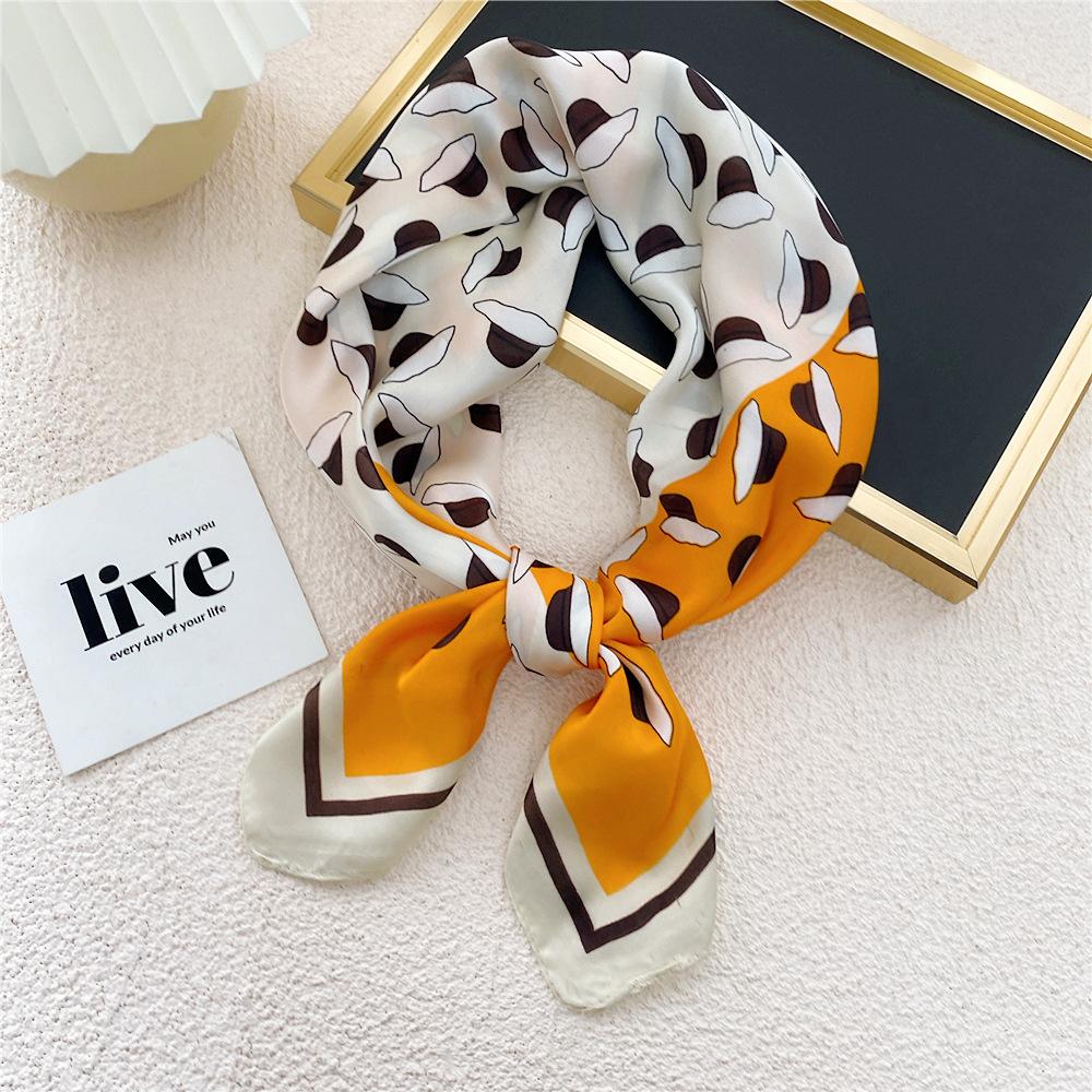 Decorație de modă Esarfă Bentita de păr Cravată Păr 70 Eșarfă pătrată mică Eșarfă de mătase Primăvară și toamnă femei Versatil Eșarfă mică Eșarfă profesională