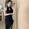 Cheongsam sexy haut de gamme pure désir danse amélioré pour femmes début de printemps fendu nouvelle robe chinoise col montant hanches