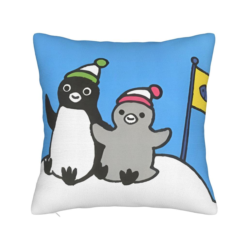 Pillow Cover Little Cartoon Pingu Morden Pillow Case For Sofa Bedroom Home Decor Pillowcases