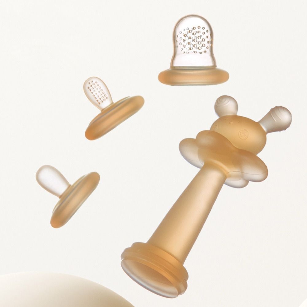 Silicone Hand Teether Washable Kids Teething Toys Comfortable Teether Gloves  For Infant