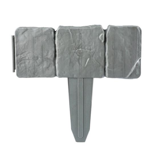 Faux Stone Fence Landscape Edging Easy Installation Flower Bed Lawn Yard Weed Barrier Fence Garden Bed Boundary