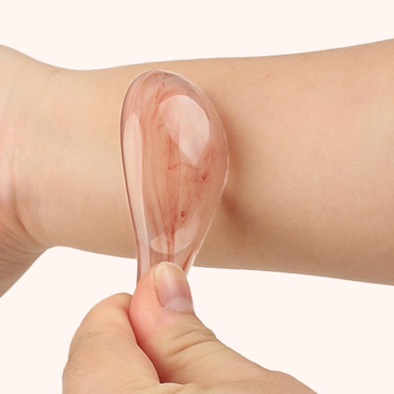 Resin Massage Wand Spoon Body Gua Sha Tool Acupoint Pen Eye Massage Stick Cream Applicator Meridian Face Skin Care Tool