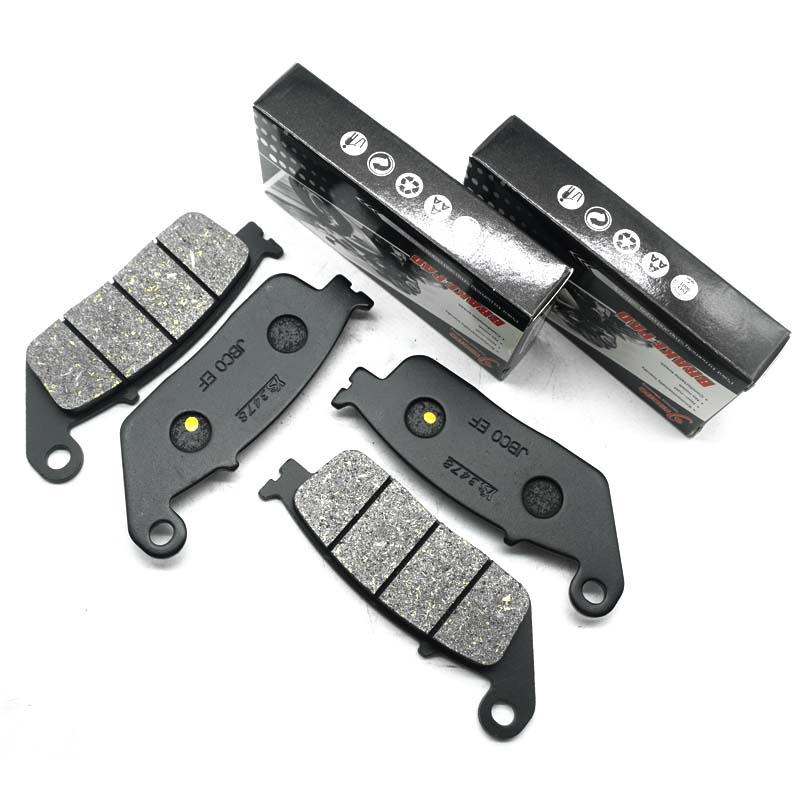 Motorcycle Front Rear Brake Disc Pads Kits for KAWASAKI ER650 Z650 2018      EX650 KHF Ninja 650 ABS 2017