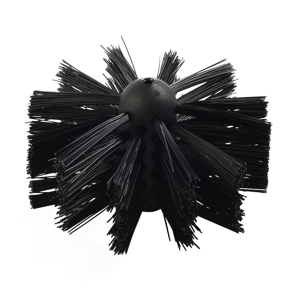 Chimney Brush 100/150/200mm Nylon Brush Head Dryer Vent Cleaning Brush Chimney Lint Remover Bristle Head Fireplace Cleaning Tool