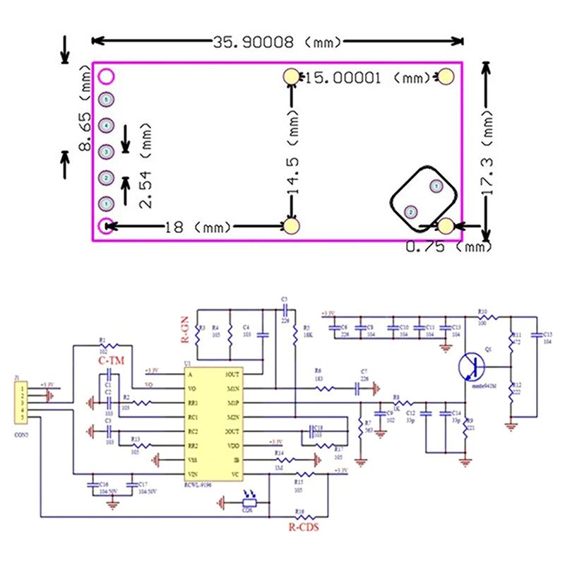 1/5Pcs Rcwl-0516 Microwave Radar Intelligent Sensor Module Human Body Induction Switch Board For Arduino Diy Accessories