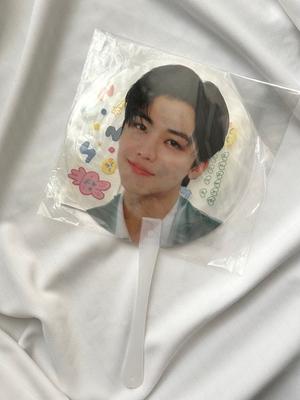 [USED] NCT DREAM Jaemin Transparent Fan with Sticker