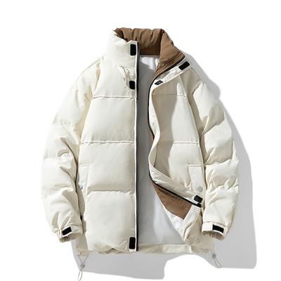 New Winter Loose Niche Casual Korean Style Stand Collar Jacket Thickened Warm Windproof Windproof Cotton Coat