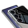Samsung S25ultra Mobile Phone Case Electroplated Plain Leather Ultrasonic Ultrathin Case S25ultra Anti Fall Protection Case