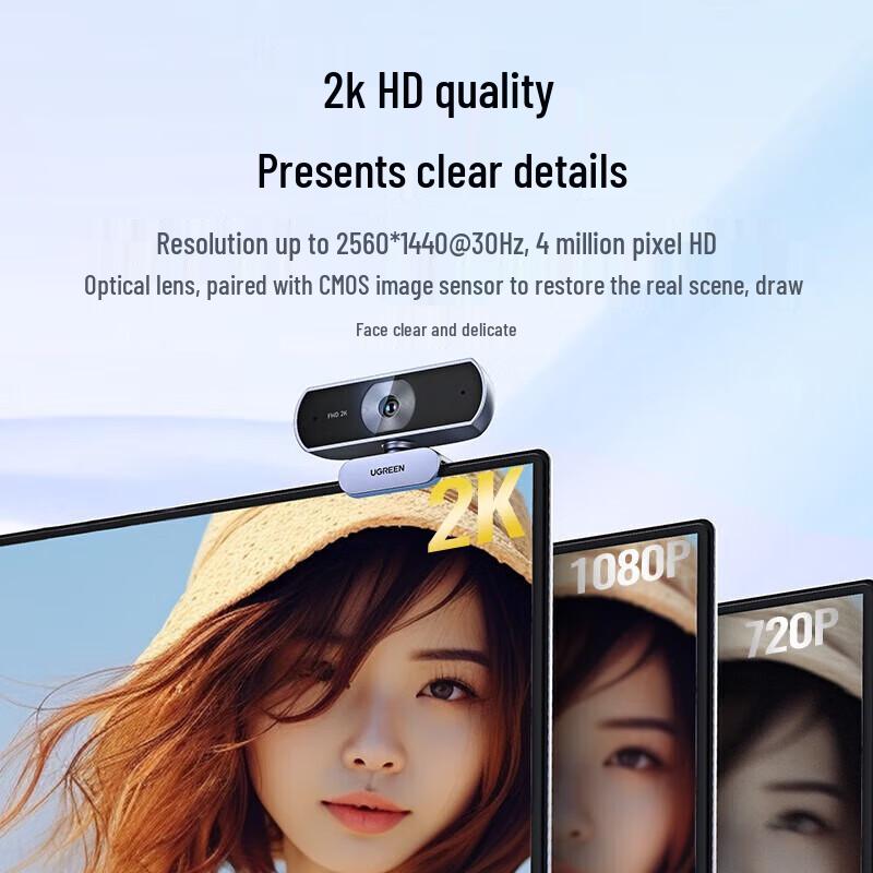 Ugreen USB-Computerkamera mit Mikrofon