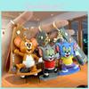Entzückender Tom und Jerry Gummi Schlüsselanhänger Cartoonfigur Schlüsselanhänger für Jungen und Mädchen