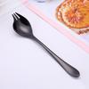 Creative Stainless Steel Fruit Salad Fork Spoon Colorful Ice Cream Dessert Spoon Multi-Function Tableware Kitchen Accessories