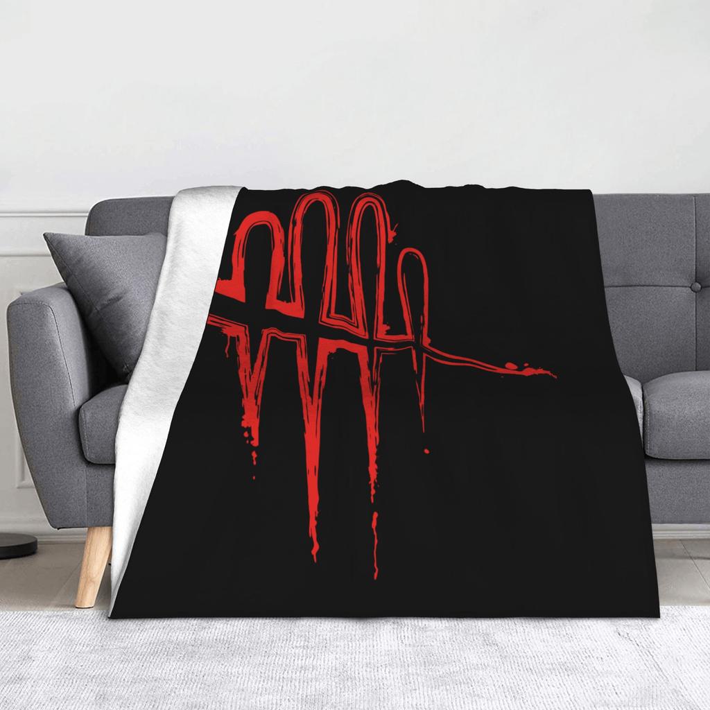Dead by daylight Blankets Coral Fleece Plush Horror Trapper Killers Game Portable Soft Throw Blanket for Home Bedroom Bedspread