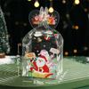 Candy Box Plastic Mousse Cake Christmas Decoration Cute Hug Bucket Dessert For Gift-giving Christmas Party Holiday Celebrations