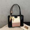 Women's Bag Western Style Color Matching Simple Atmospheric Commuting Casual Large Capacity Shoulder Handheld Tote Bag