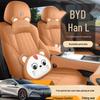 All-Season Leather Seat Covers for BYD Han L 2025 Model - Universal Fit