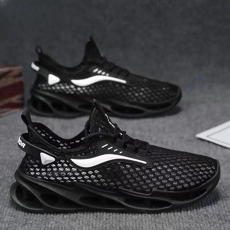Fashion Tennis Men's Casual Shoes Mesh Sneakers Breathable New In Elegant Walking Classic Original Trends 2024 Male Shoe Luxury Sale On