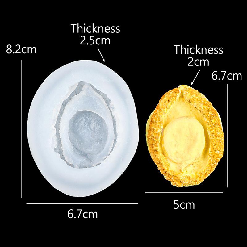 3D Simulate Abalone/Sea Cucumber Fondant Silicone Mold Jelly Chocolate Mould Diy Clay Candle Molds Cake Decorating Tool Bakeware