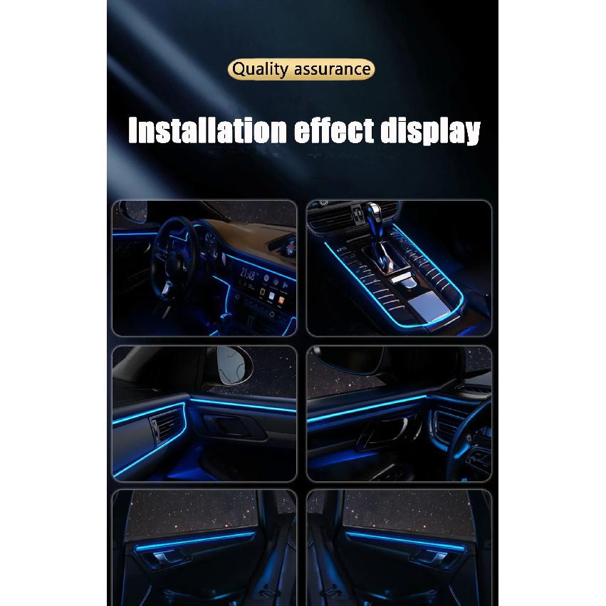 Car Interior LED Lights with Flexible Neon Lights with USB Cigarette Drive 1M/2M/3-4M/5M Hot Style Ambient Led Lights LED Cool