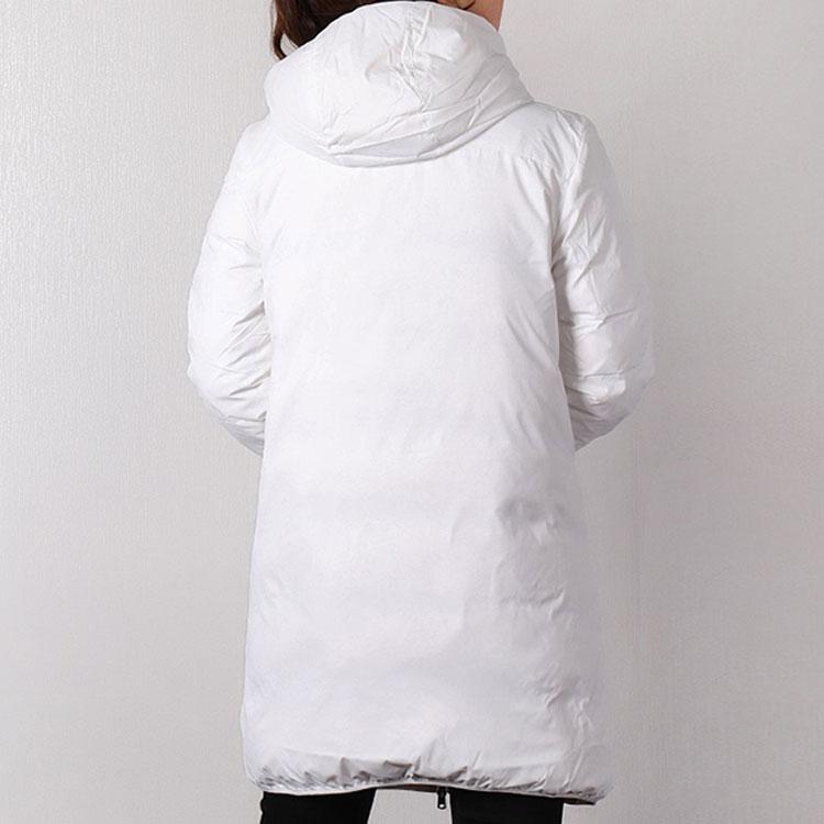 Nike Sportswear Windrunner Mid-Length Reversible Hooded Down Jacket Women Outerwear Ice-Garnet-Red 939441-100