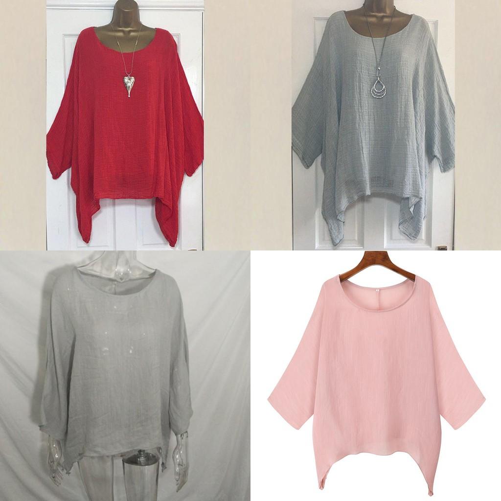 Trendy Plus Size Women's Irregular Hem T-shirt Kaftan Blouse For Versatile Everyday Fashion