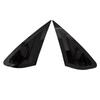 For Ford Focus Sedan 2005-2008 Car Rear Louver Window Side Shutter Cover Trim Sticker Vent Scoop ABS Carbon Fiber Accessories