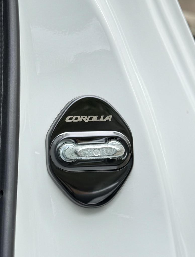 MEKOMEKO CLR-MSGB Toyota Corolla 210 Series Striker Cover, Door Lock Cover, Plated, Accessories, Interior