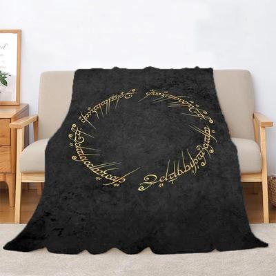 Der Herr der Ringe Fleece-Kuscheldecke für Sofadekoration Bettdecken King Size Heimdekoration Gestrickte Karos Luxuriöse Bettwäsche