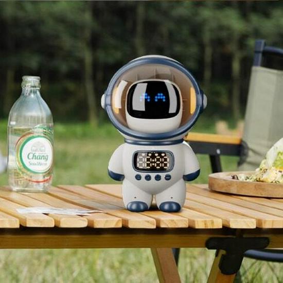Smart AI Voice Robot Speaker: Children's Alarm Clock & Gift